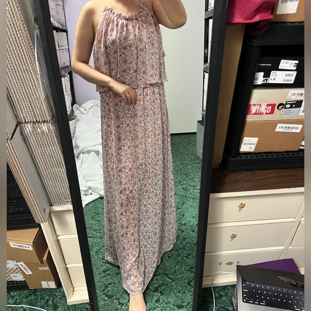 HM conscious floral maxi dress